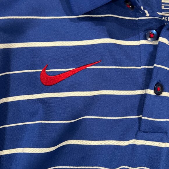 Nike Chicago Cubs Dri Fit Polo T-Shirt Short Sleeve - Picture 4 of 6